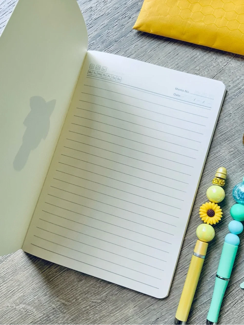 NEW📚 Hand Crafted Stationery Set w/ SCL Palm Tree Patched Journal & More!